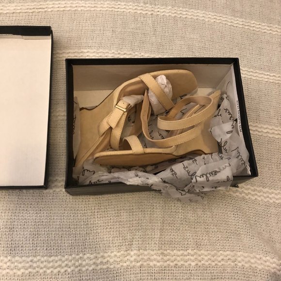 SAYDEE NATURAL SUEDE WEDGE SANDALS - LULUS - Picture 6 of 6